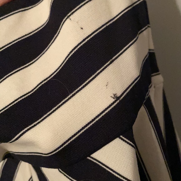 Navy and White striped dress - Picture 3 of 4